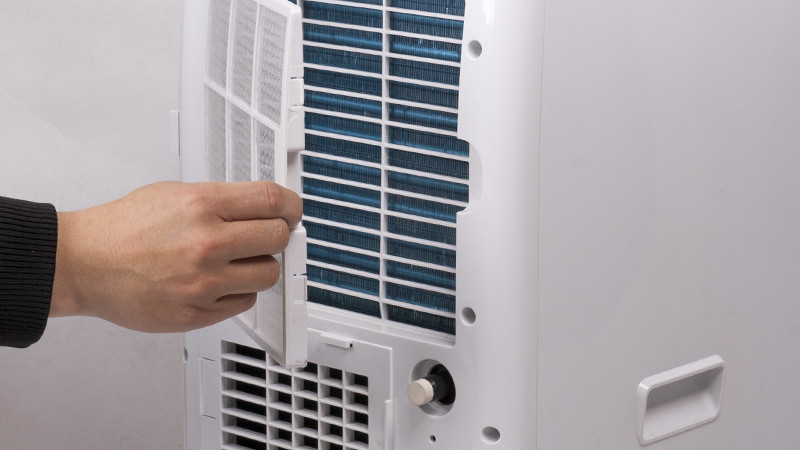 9000BTU unità portatili di aria condizionata con telecomando WIFI, deumidificatore e modalità di sonno
