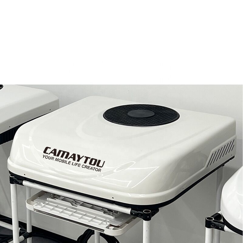 12v condizionatore d'aria 12v 24v 48v condizionatore d'aria sul tetto Caravan Van RV Camper Motorhome Sistemi di aria condizionata